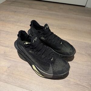 Nike Alphafly 3 Premium – Size 10.5M / 12W – Black/Olive Aura – Excellent Condit